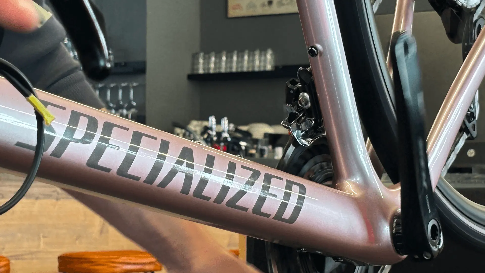 Détail vélo mécanique