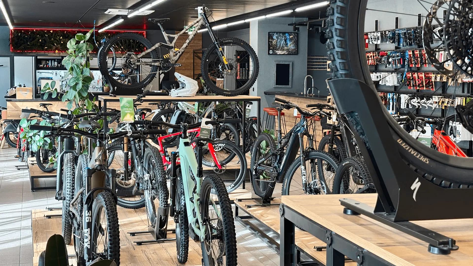 Rider Specialized profitant des sentiers de Crans-Montana